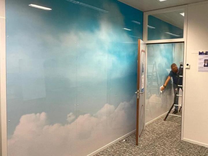 Whiteboard wand kantoor